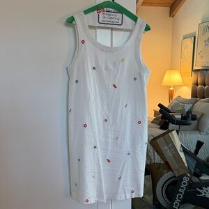 C&C California White Dress with Colorful Accents